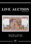 Live Auction Billets Janvier 2020