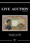 Live Auction Billets Avril 2020