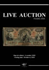 Live Auction Banknotes October 2020