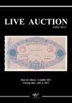 Live Auction Banknotes July 2021