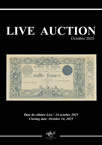 Live Auction Octobre 2025