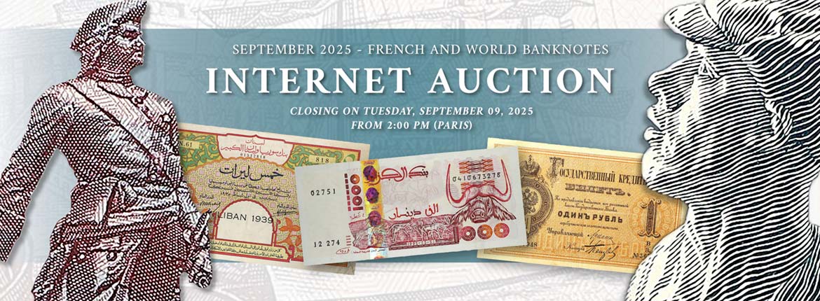 Live auction numismatique Septembre CGB